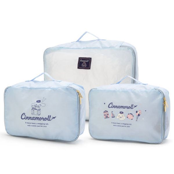 

cinnamoroll twin star fashion anime portable travel bag reusable tote foldable handbags luggage pouch storage bags new