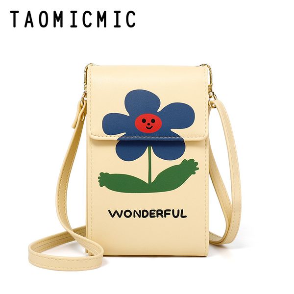 

2020 новый мешок плеча моды цветок маленький мешок леди телефон сумки