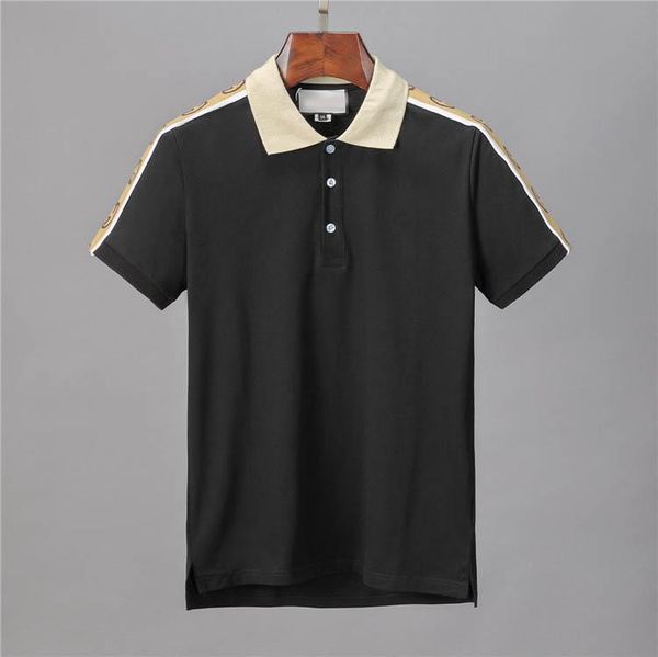 

new designer clothes 2020 brand new spring summer for men polo shirt embroidery polos casual polo short t shirts, White;black