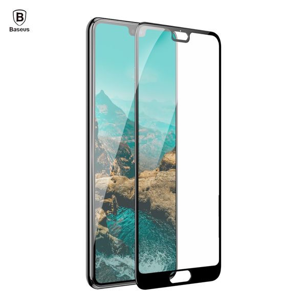 

baseus 0.3 мм полный экран поверхность закаленное стекло cnc черный для huawei p20