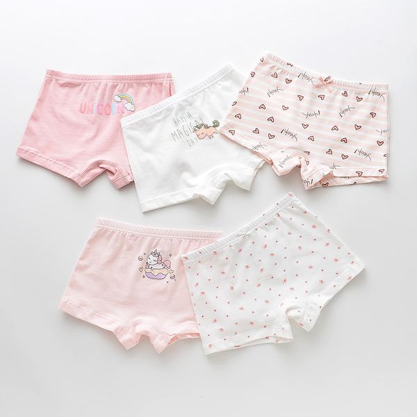 

5pcs/lot girls cotton boxer briefs girl panties girls boxer shorts children's panties kids underwear for 2-14 years gu228, Camo