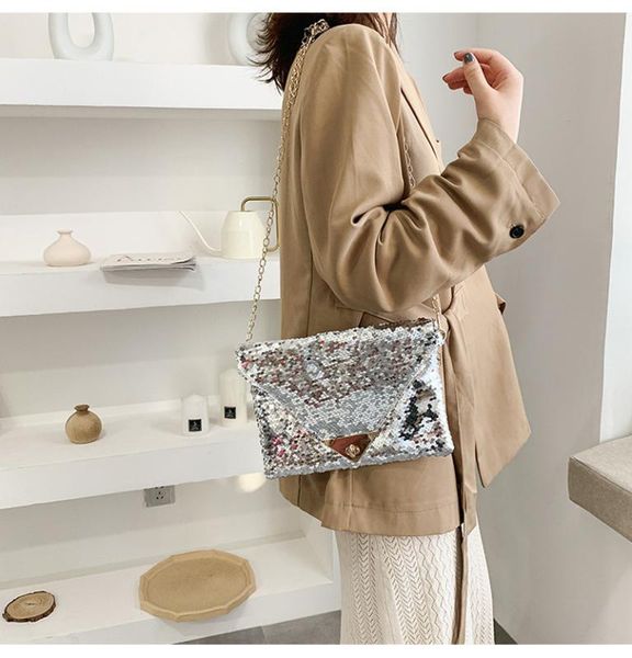 

woman ladies shiny bling shoulder bags messengers women scrub daily girls messenger party handbag female crossbody bags new b009