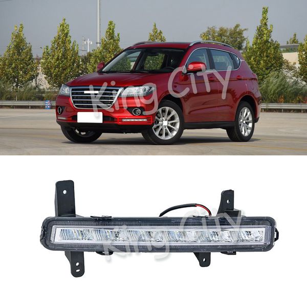 

capqx for great wall hover haval h2 2010-2016 daytime running light turning signal lamp drl day light front bumper fog