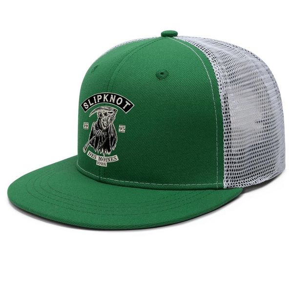 

slipknot косой unisex flat брим trucker cap пользовательские моды бейсболки коза slipknot красные глаза плакат aljon инерцией на логотип, Blue;gray