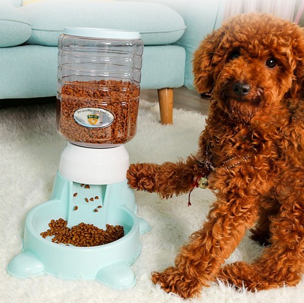 2019 1 8l Large Capacity Auto Dog Feeder Dog Household Squeeze