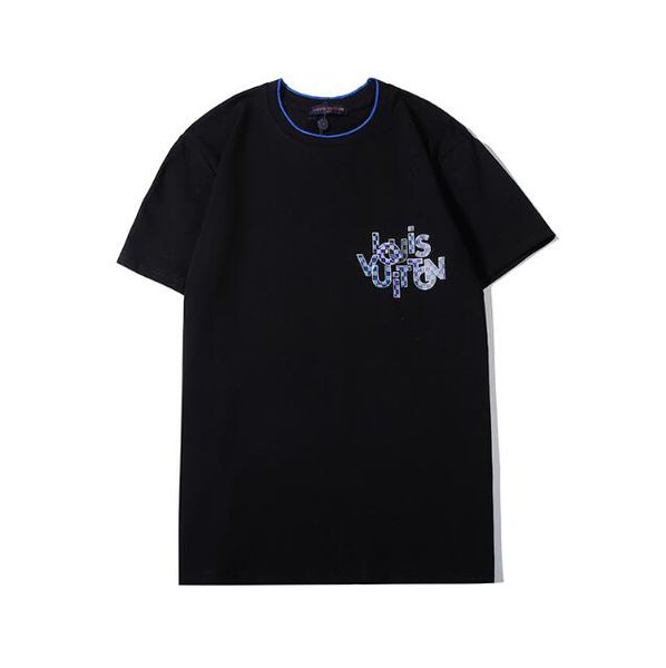 

mens designer t shirts black white red mens fashion designer t shirts short sleeve s-xxl#016