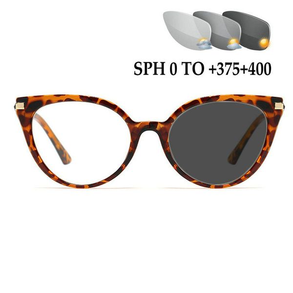 

transition sunglasses progressive pchromic reading multifocal reading glasses cat women presbyopia hyperopia multifocal fml, White;black