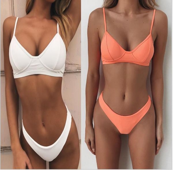 

ms. bikini's pure-colour swimwear sells in europe and america