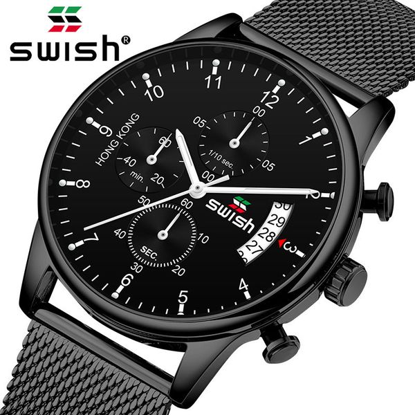 

s 2019 brand luxury mens watches waterproof stainless steel wristwatch mens chronograph casual quartz watch, Slivery;brown