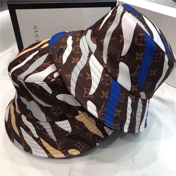 

wholesale luxury summer sunbucket hat protection fishing letters bob boonie bucket hats summer caps, Blue;gray