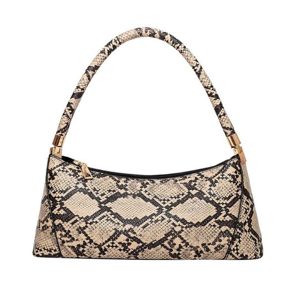 

женские змея pattern сумка багет сумочка мода простой случайный плечо мешок леди лоскут сумки pu кожаные сумки болса