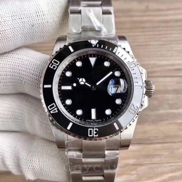 

sapphire black men wristwatches stainless steel business gentlemen mechanical automatic watch mens calendar watches, Slivery;brown