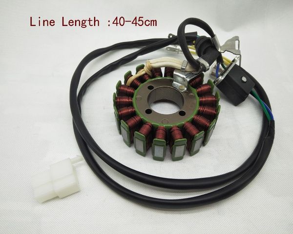 

a22 motorcycle 5 wire 18 poles 200w ignition coil magneto coil stator assy generator for cg125 cg 125 water cooled engine