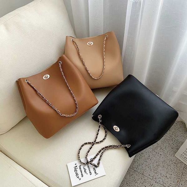 

hoge capaciteit pu lederen crossbody tassen voor vrouwen 2019 keten messenger schoudertas vrouwelijke handtassen effen kleur han