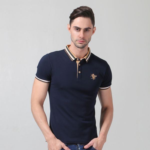 

Jessie Van Brand Clothing Polos Cotton Men 'S Polo Shirts Short Sleeve Classic Polo Shirt Camisa Masculina Summer Style 86015