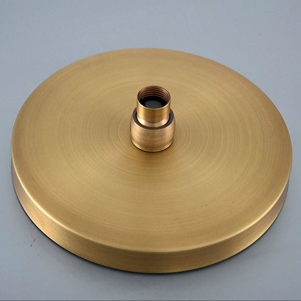 

antique brass round rain shower head rainfall bathroom sprayer ksd240