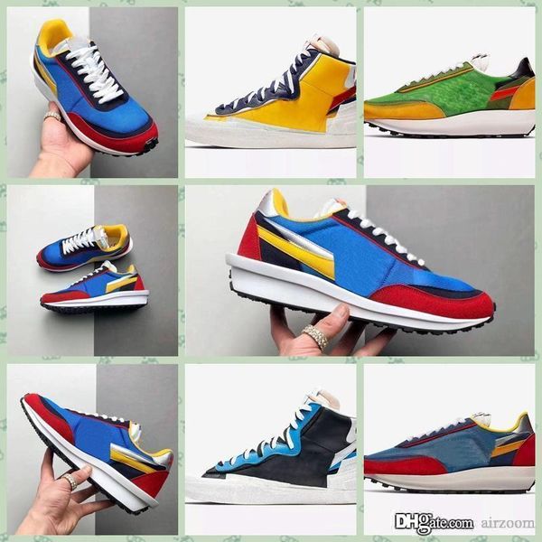 

nldwf2 аутентичные sacai х отсевки blazer с замочить желтый varsity кукурузы midsnight синий баскетбольная обувь спорт кроссовки bv0072-700