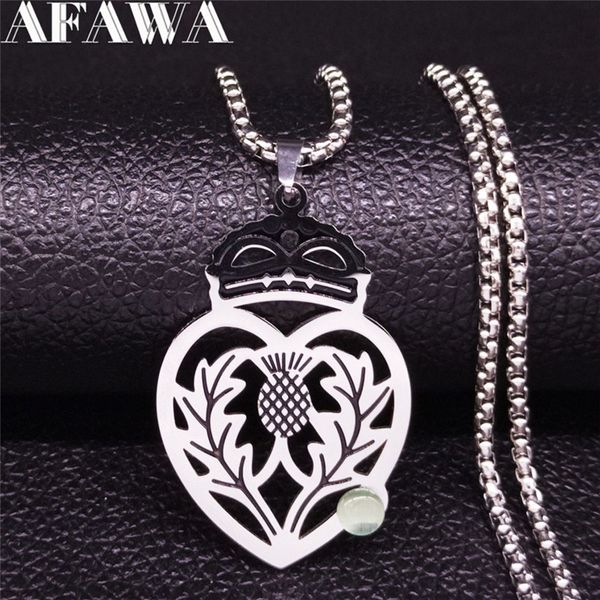 

afawa 2020 radish heart stainless steel necklaces women silver color pineapple necklaces pendants jewelry gargantilla n3310s02