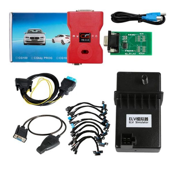 

latest v2.8.3.1 cgdi prog mb key programmer support all key lost with full adapters for elv repair,100% original