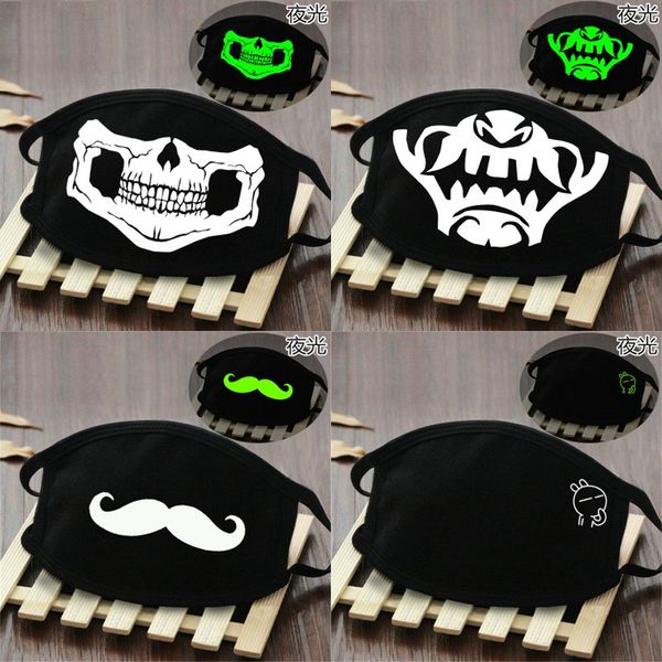 

funny creepy face mask skeleton smile glow in the dark skeleton ski mask funny creepy bdehome odjee, Black