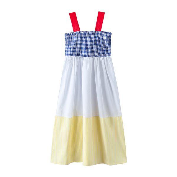 

2020 summer sleeveless girls beach dresses new baby girls camisole dress children kids stripe dresses for toddler cotton,#9033, Black;gray