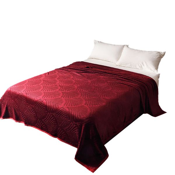 

blankets super warm soft flannel blanket aircraft sofa for office children throw portable car travel solid color bedding