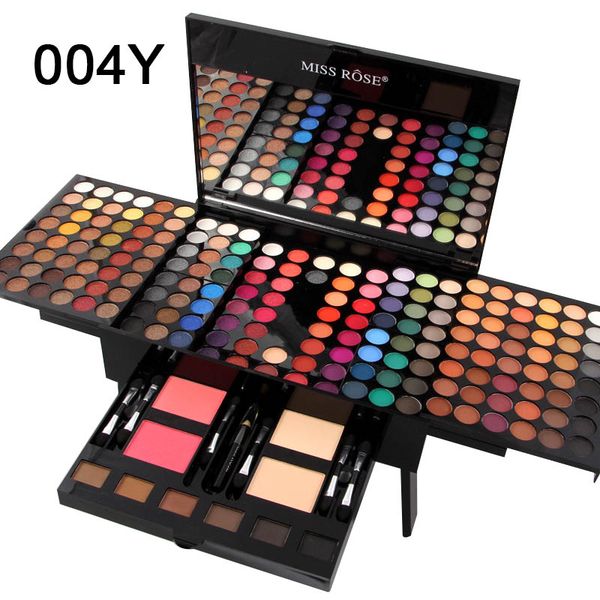 

new miss rose professional makeup 180 colors matte shimmer palette powder blush eyebrow contouring beauty kit box wsh99