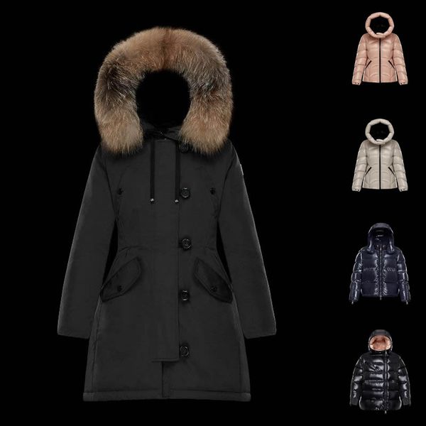 

2020 high #13;moncler women jackets xs-xxl luxury designer women's down parkas outerwear coats womens clothing, Black