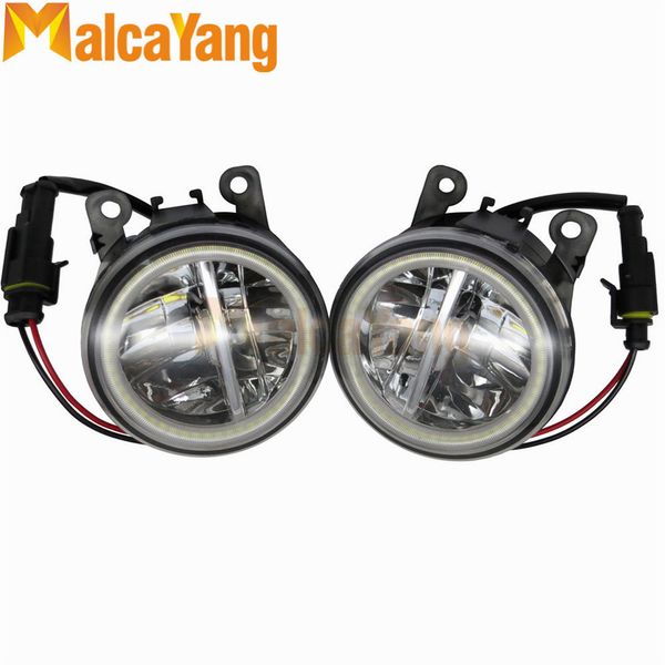 

2pcs/set front bumper led fog lights halogen fog lamps for mitsubishi pajero 4/iv van v80 v90 box 07-15 car styling