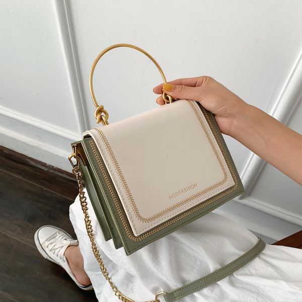 

mini chain pu leather crossbody bags for women 2019 travel shoulder messenger bag female totes with metal handle handbags