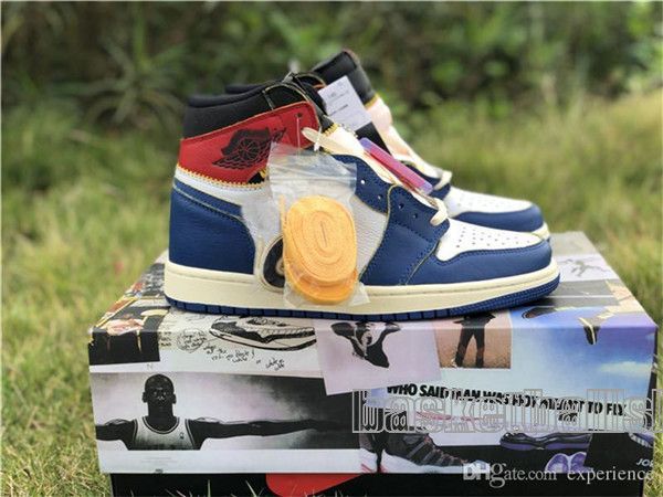 

2019 продажи унион ла х 1 высокая ога нрг белый шторм синий varsity красный волк серый баскетбол обувь мужчины кроссовки 1с yjy г