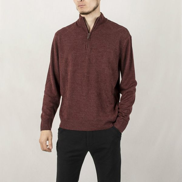 

spring autumn men's jumper zippered collar pullover knitted sweater coat fashion male imitated cashmere soft casual jersey, White;black