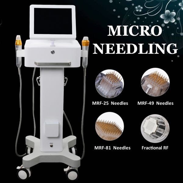 

gold cartridge fractional rf micro needling machine stretch mark removal skin tightening treatment skin needling facelift devices