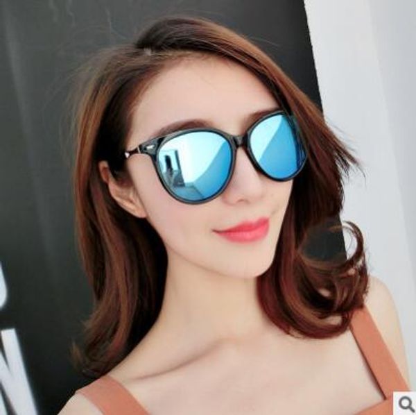 

women sunglasses rice nails round frame women's fashion glasses retro dazzle color sunglasses wholesale women spot, White;black