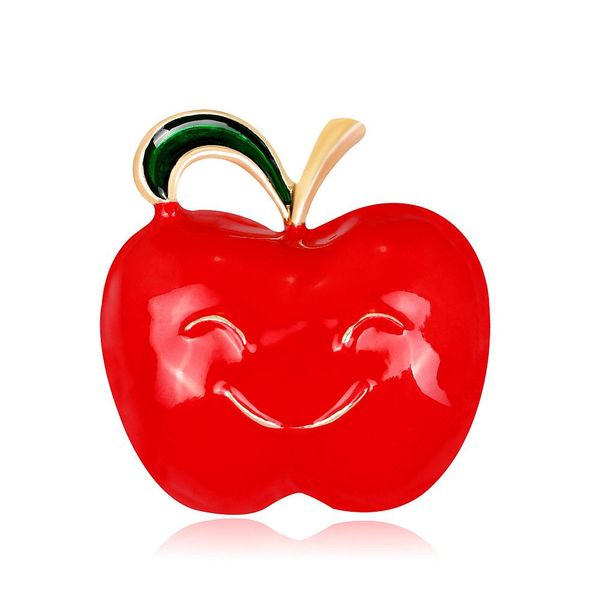 

мода новой броши мультфильма личность apple, броши леди принцип 100 груди, Gray