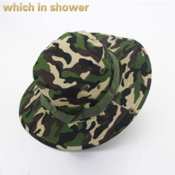 

which in shower camo fishing hat with string women men wide brim bucket hat camouflage panama for male female summer cap