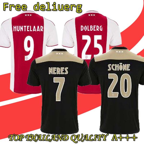 

Football jer ey are old whole ale 2018 2019 ajax fc occer jer ey kid kit 18 19 cami a nere de ligt ven football hirt