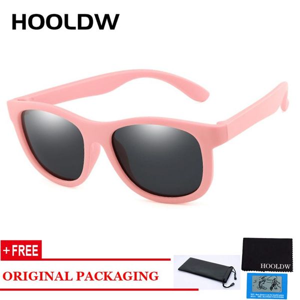 

hooldw new polarized kids sunglasses silicone flexible safety children sun glasses boys girls baby shades glasses uv400 eyewear pncng, Blue