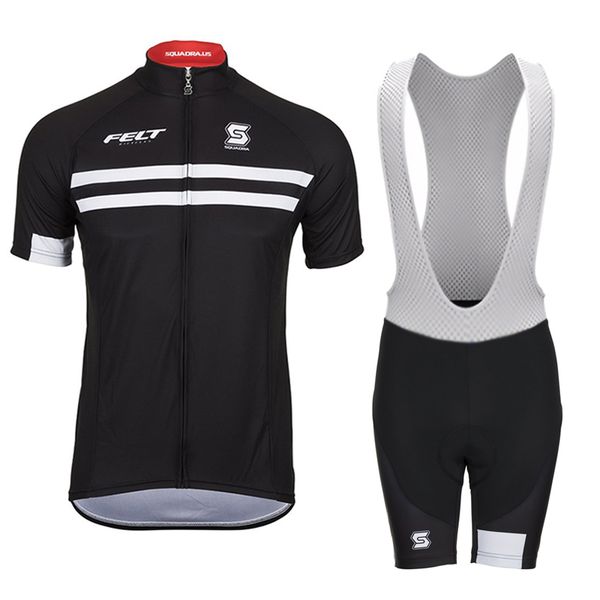 

felt 2020 men summer bicycle clothing polyester cycling jersey men apparel breathable team ciclismo maillot bike clothing, Black;blue
