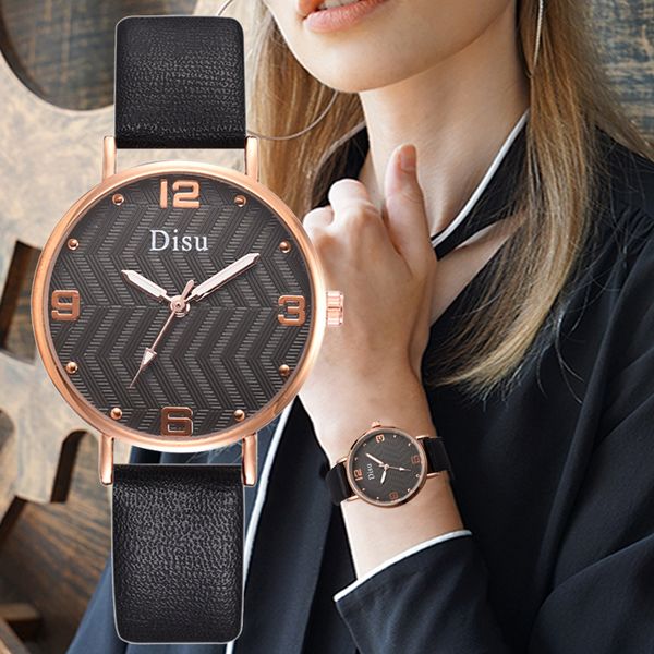 

fashion women sports leather watches ladies bracelet watch leather belt dress watch woman vintage watches luxury relogio, Slivery;brown