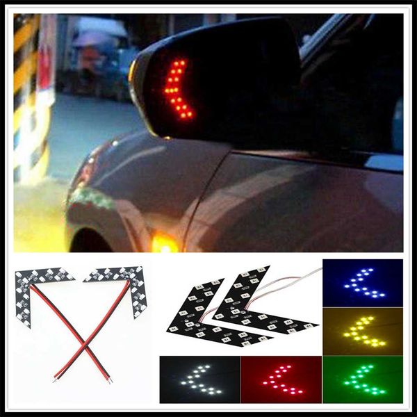 

2pcs car led arrow panel rearview mirror indicator turn signal light forvolvo s40 s60 s80 xc60 xc90 v40 v60 any cars