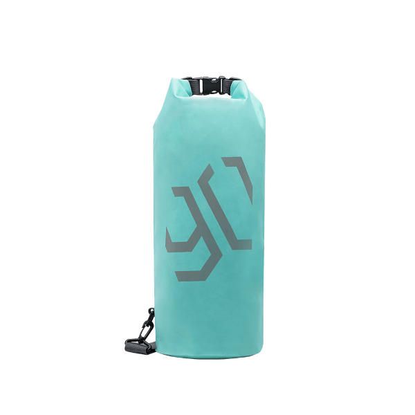 

90fun 10l outdoor portable folding waterproof bag dry sack shoulder messenger pack storage pouch from mijiayoupin - green