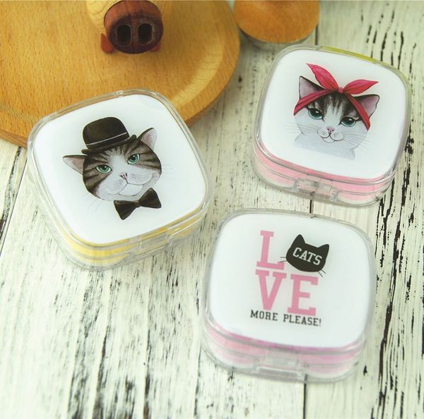 

cute invisible case glasses case diy glasses contact lenses box nursing box/diy box water box/as1932
