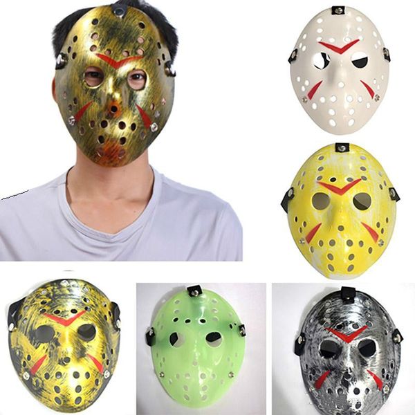 

Retro ja on ma k horror funny full face ma k bronze halloween co play co tume ma querade ma k hockey party ea ter fe tival upplie 2019