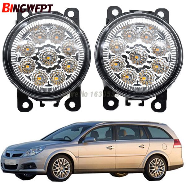 

2x car exterior accessories h11 90mm led fog lamps white yellow for vectra c gts hatchback 2002-2008