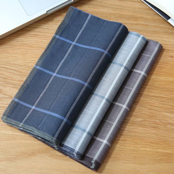 

43 * 43cm men's handkerchief cotton business men's handkerchief small square, White
