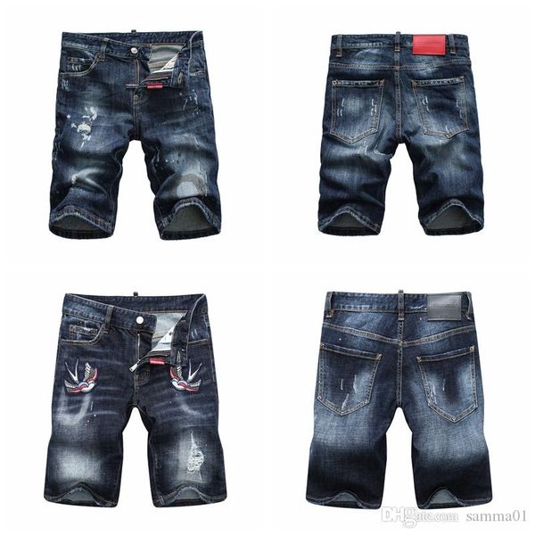 

19ss новые мужские джинсы прямые байкерские узкие джинсы повседневные брюки ковбой известный бренд молния дизайнер горячие продажи мужские д, Blue