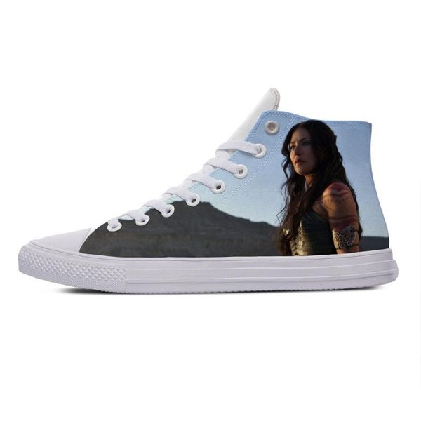 

john carter adventure movie cool fashion casual shoes high breathable lightweight sneakers 3d print for men women, Black