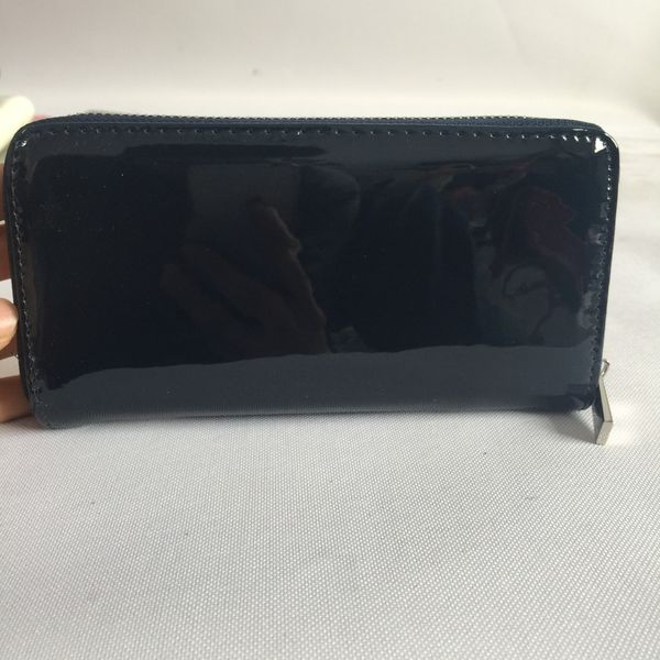 

2019 wholesale red bottoms lady long wallet multicolor designer coin purse card holder women classic zipper pocke, Red;black