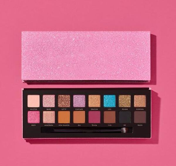 Quente venda de maquiagem olho paleta de sombra 16 cores Sombra natural Eyesshadow palette DHL Navio grátis